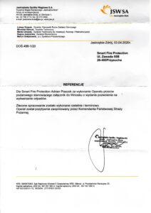 Operat przeciwpożarowy JSW S.A.